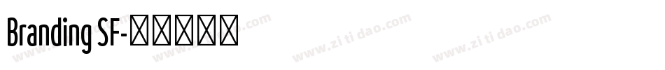 Branding SF字体转换